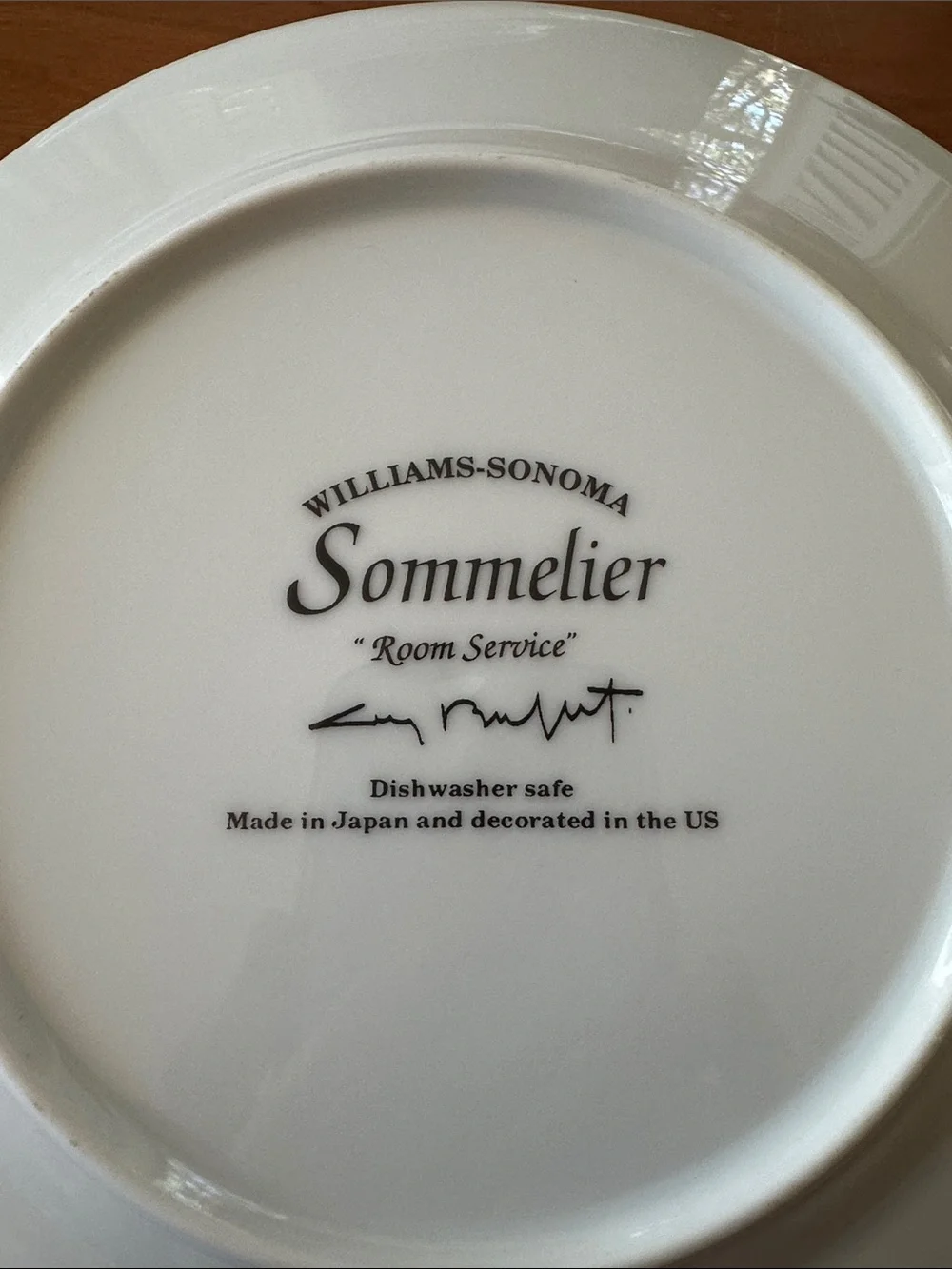 6 Vintage Williams Sonoma Guy Buffet Sommelier Series 7.75” Salad Plates